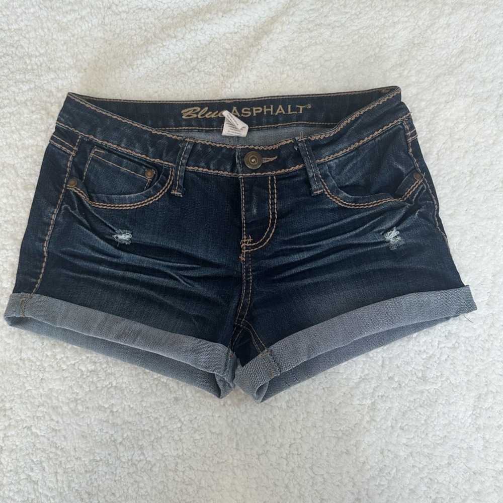 Blue Asphalt denim shorts Size 7